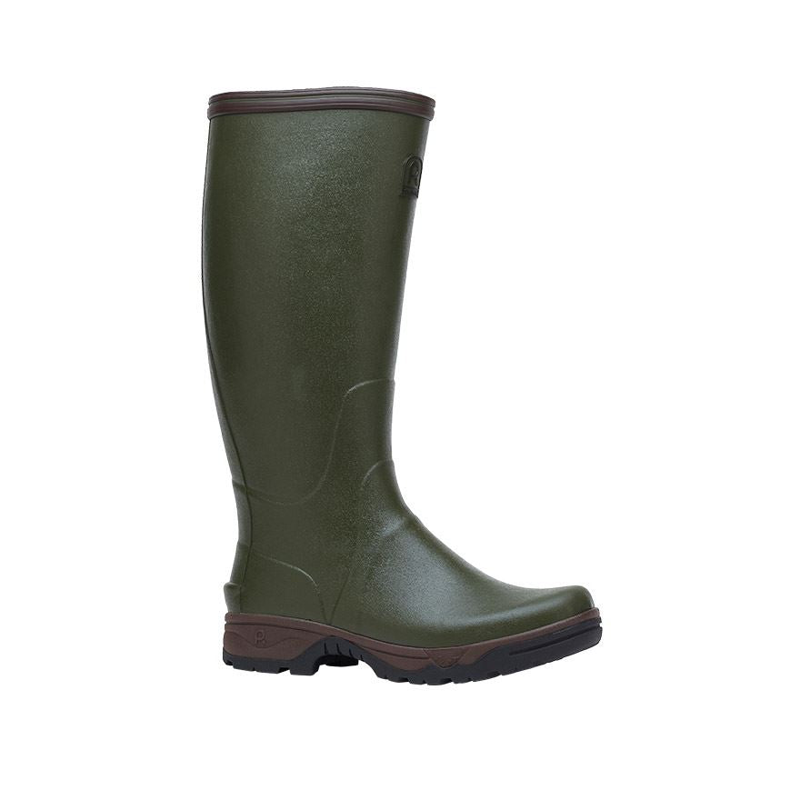 Rouchette Khaki Veneur Cotton Lined Wellies - Main Image